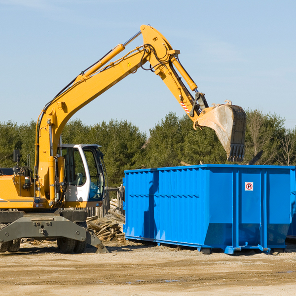 what size residential dumpster rentals are available in Tower Lakes IL